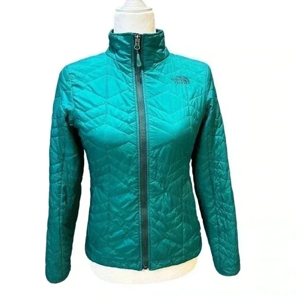 The North Face Emerald Green Light Puffer Jacket XS - Picture 1 of 11
